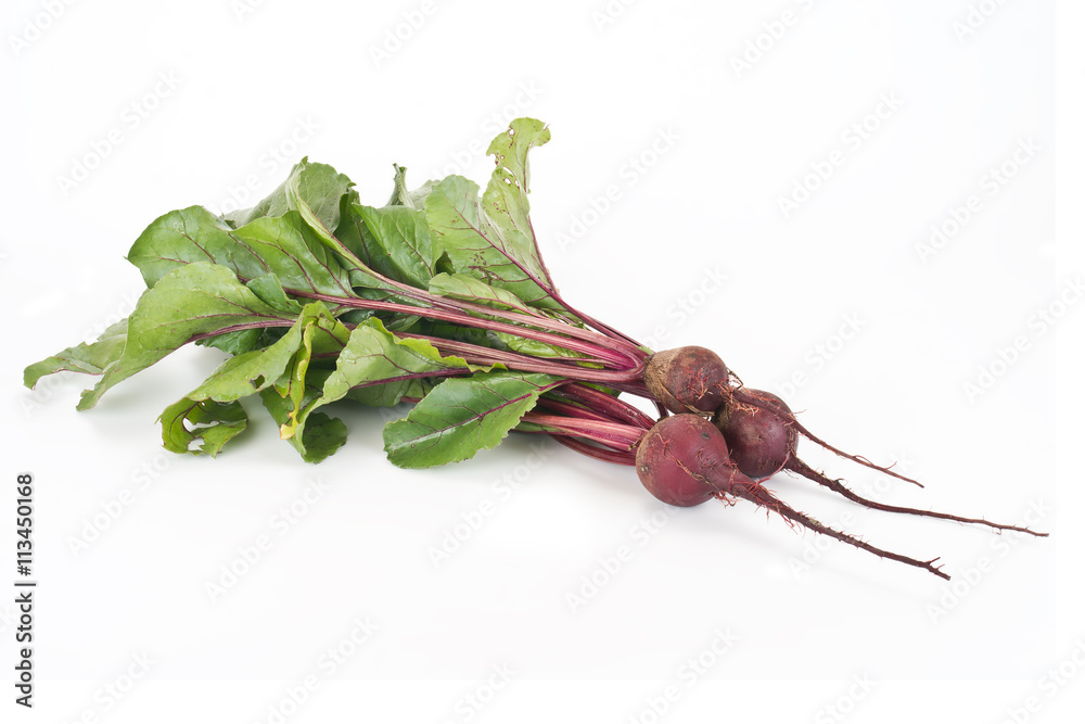 Fotografi Beet on a white background