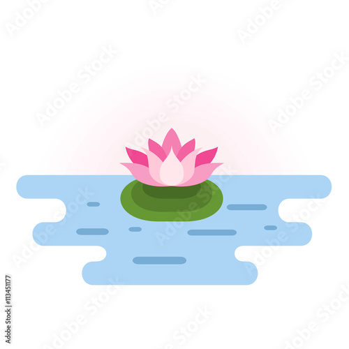 Fototapeta Naklejka Na Ścianę i Meble -  Pink Lotus At Pond