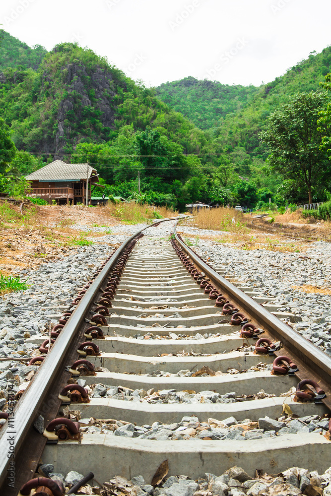 railroad in karnchanaburi