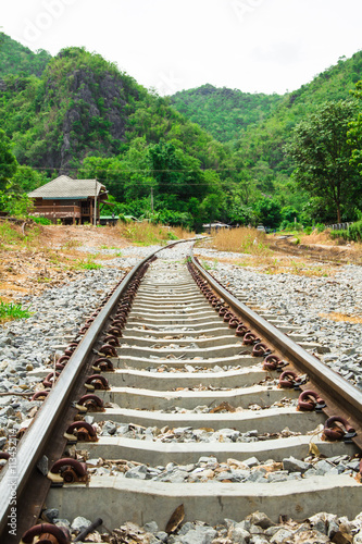 railroad in karnchanaburi