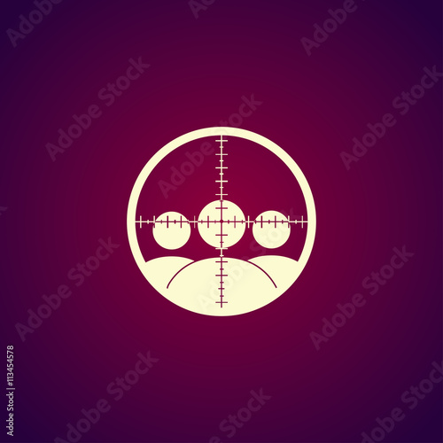 Sight device icon.