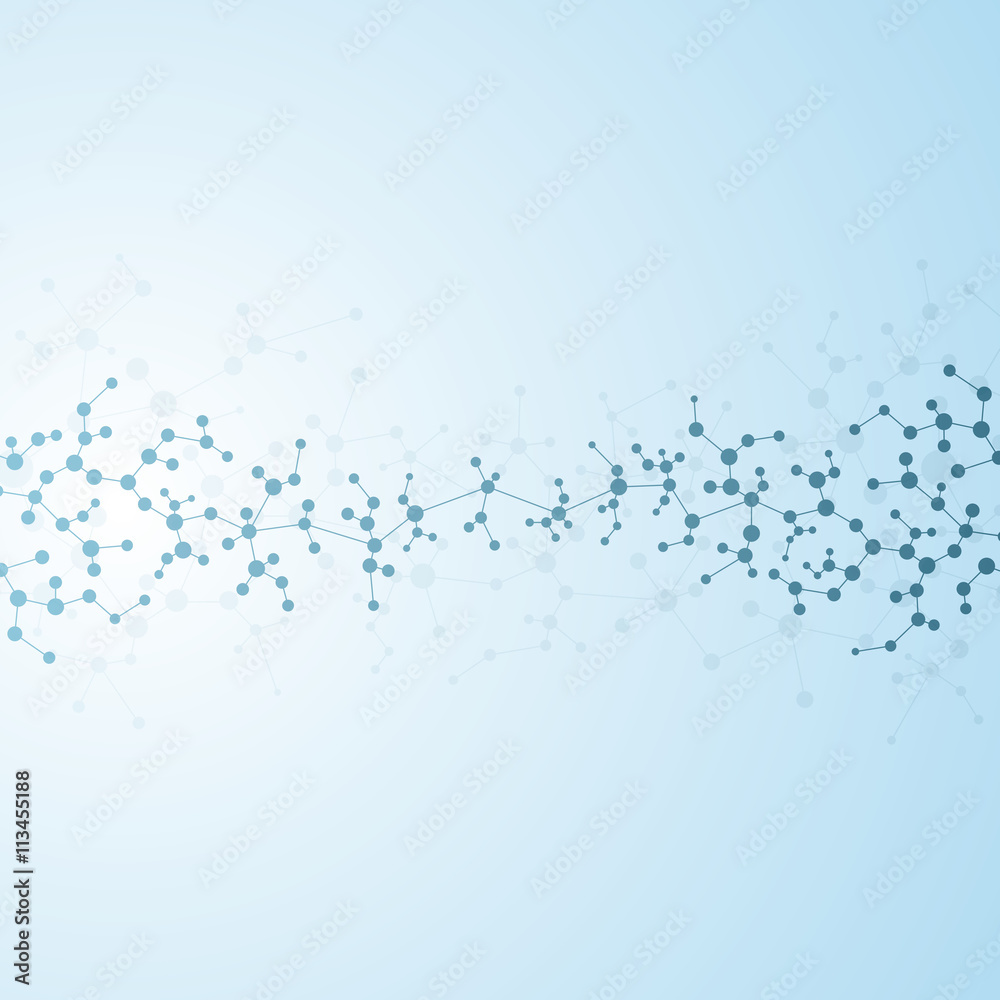 Structure molecule of DNA and neurons. Abstract background. Medicine, science, technology. Vector illustration for your design Structure molecule of DNA and neurons. Abstract background. Medicine, science, technology. Vector illustration for your design