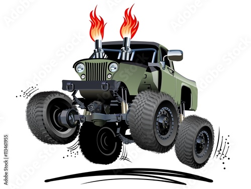 Cartoon Monster Truck