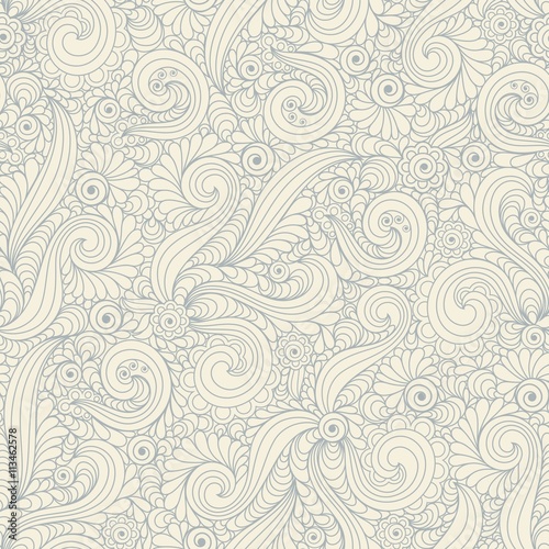 Seamless background in abstract style blue and beige