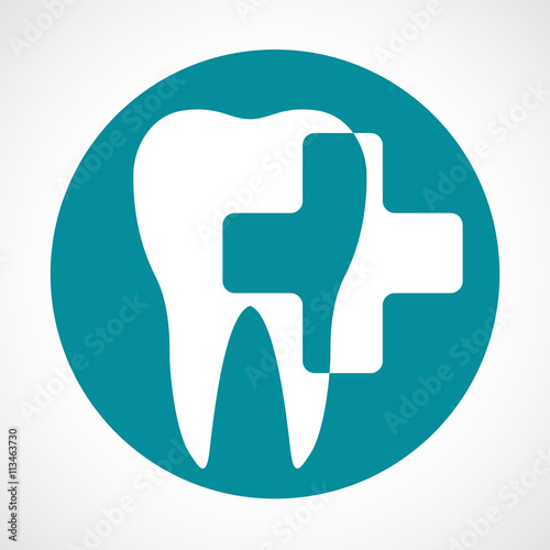 Stomatology symbol / tooth with cross