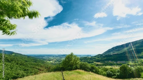 Hills and Clouds with Lake
A valley under clouds in mid-day summer time-lapse video. It’s useful for intro’s, presentations, promoting products and so on.
