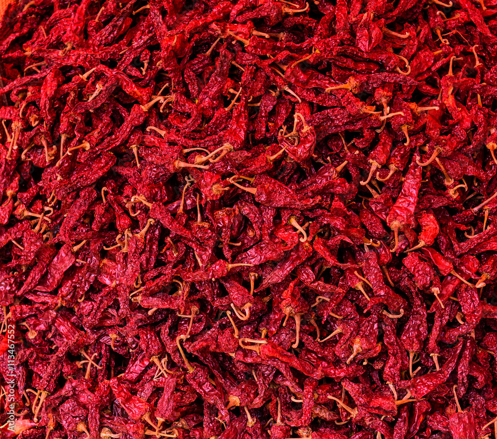 Fototapeta premium Dried chilies