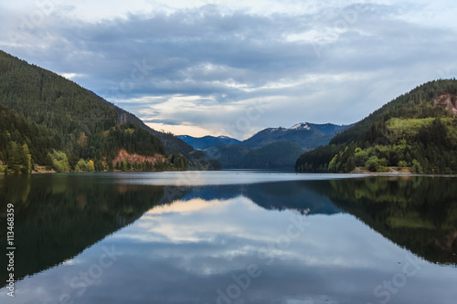 Lake near North Cascades National Park  Washington   USA