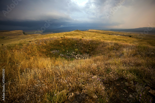 Scythian burial mound 