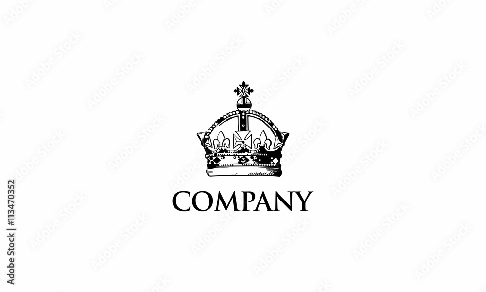 Crown silhouette logo by OriQ Crown silhouette logo by OriQ
