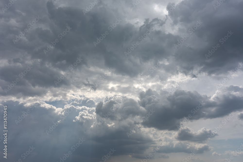 sky before rain