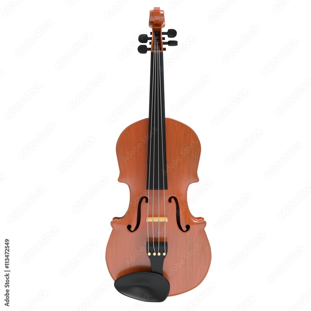 Fototapeta premium 3d illustration of a violin