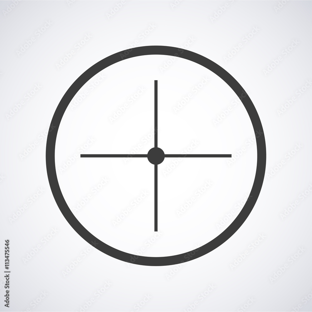 Target icon, sight sniper symbol isolated on a gray background, Crosshair and aim vector illustration stylish for web design Target icon, sight sniper symbol isolated on a gray background, Crosshair and aim vector illustration stylish for web design