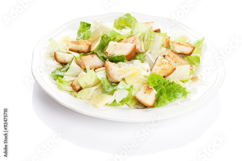 Fresh healthy caesar salad