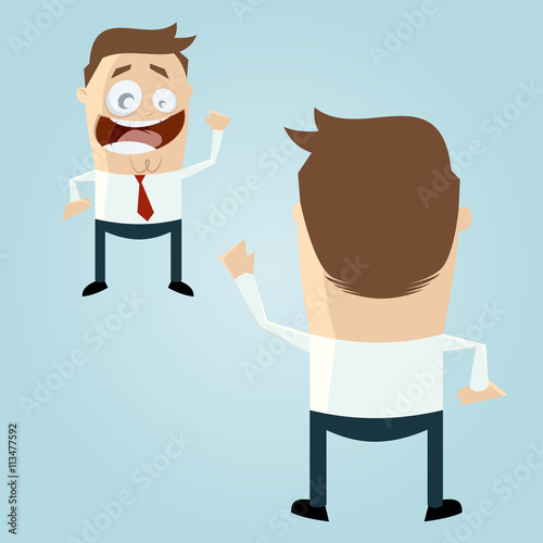 businessmen greeting each other