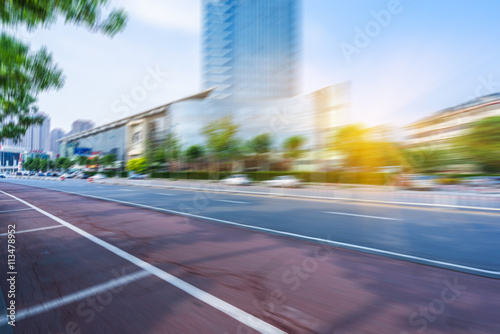 traffic in the downtown district,tianjin china. © kalafoto