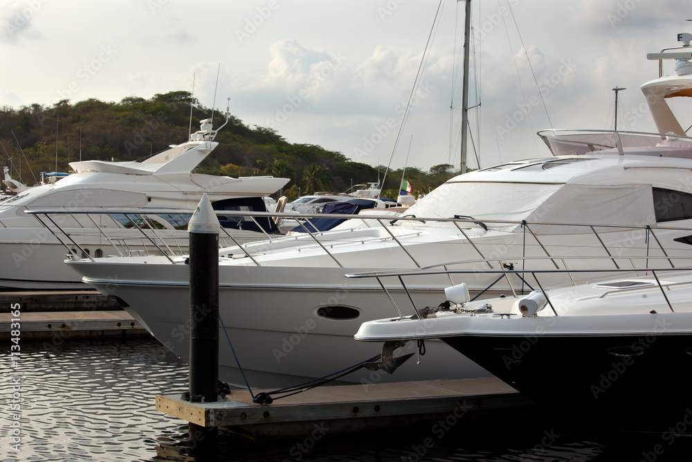 Fototapeta premium Yachts and boats