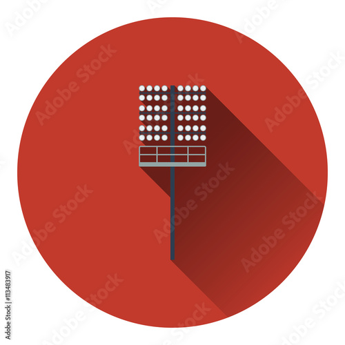 Icon of football  light mast