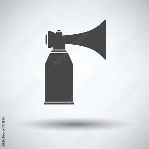 Football fans air horn aerosol icon