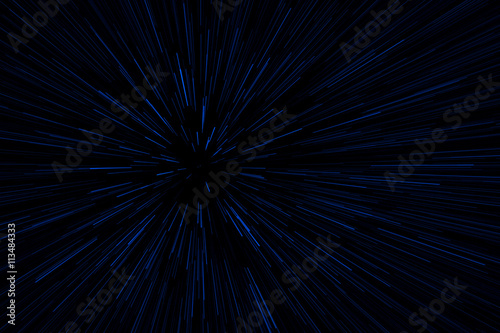 hyperspace star field zoom blur