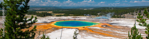 Canvas Print Grand Prismatic Spring, Yellowstone National Park