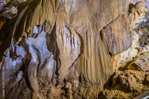 Details within Harmanec Cave in Kremnica Mountains, Slovakia photo