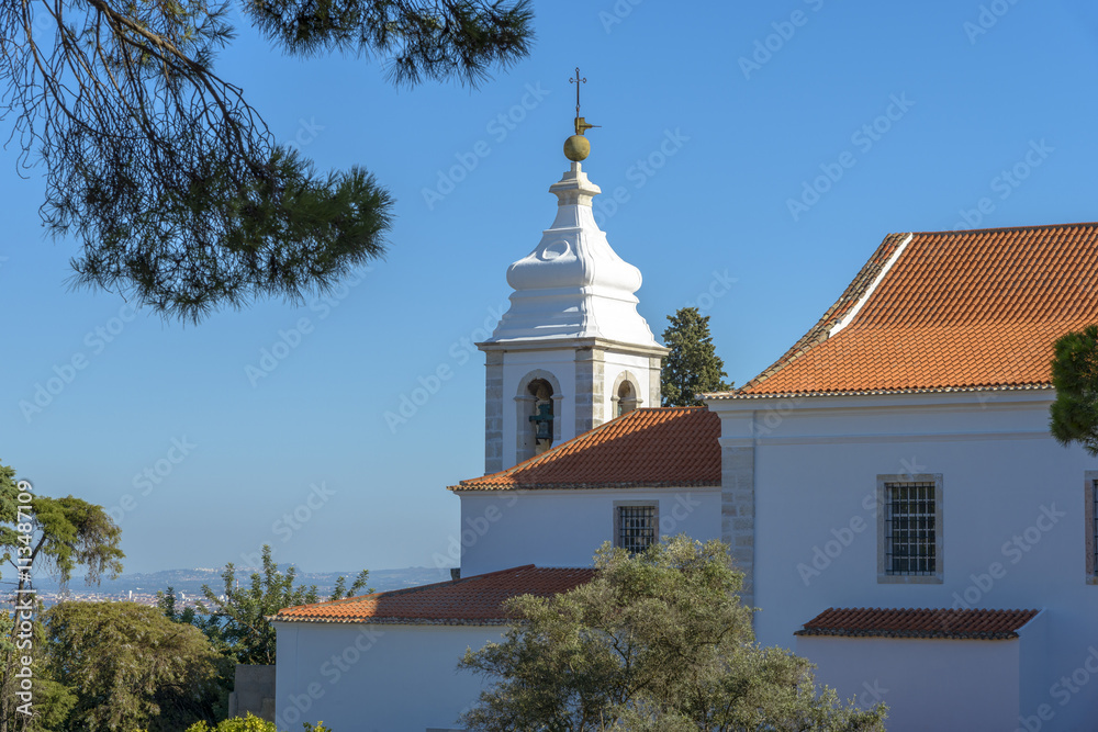 Old Church Tower in Lisbon Old Church Tower in Lisbon