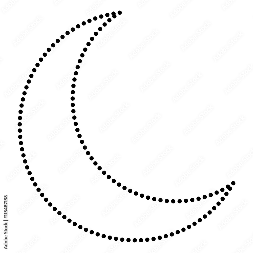 Moon sign illustration