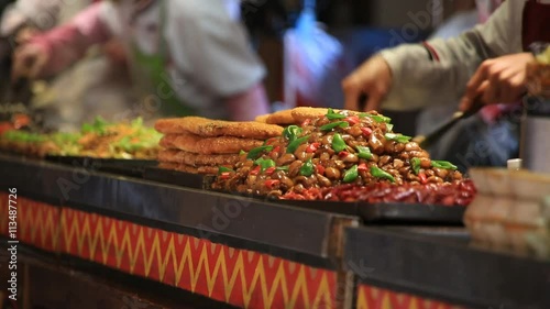 Traditional chinese food in old town of Lijiang, China 