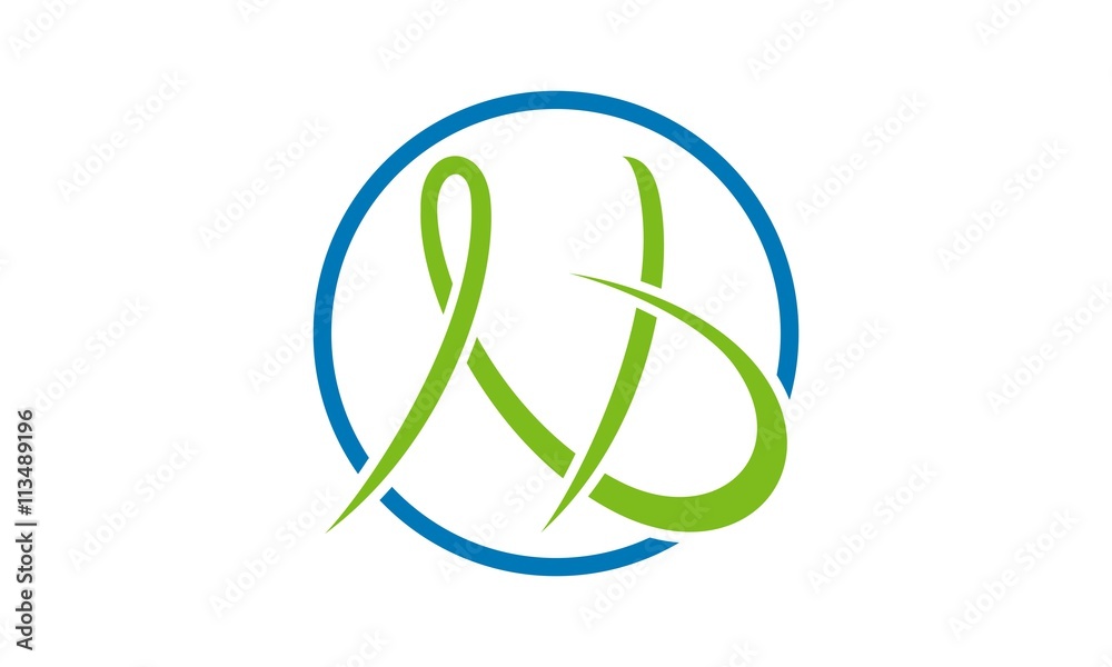 Letter N and B Logo Letter N and B Logo
