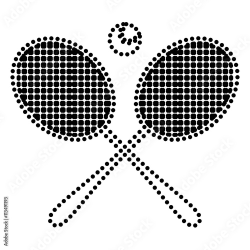 Tennis racket sign