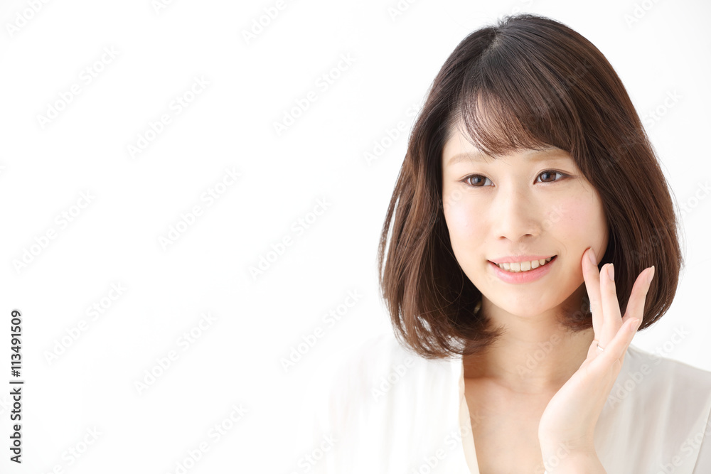 スキンケア・若い女性 スキンケア・若い女性
