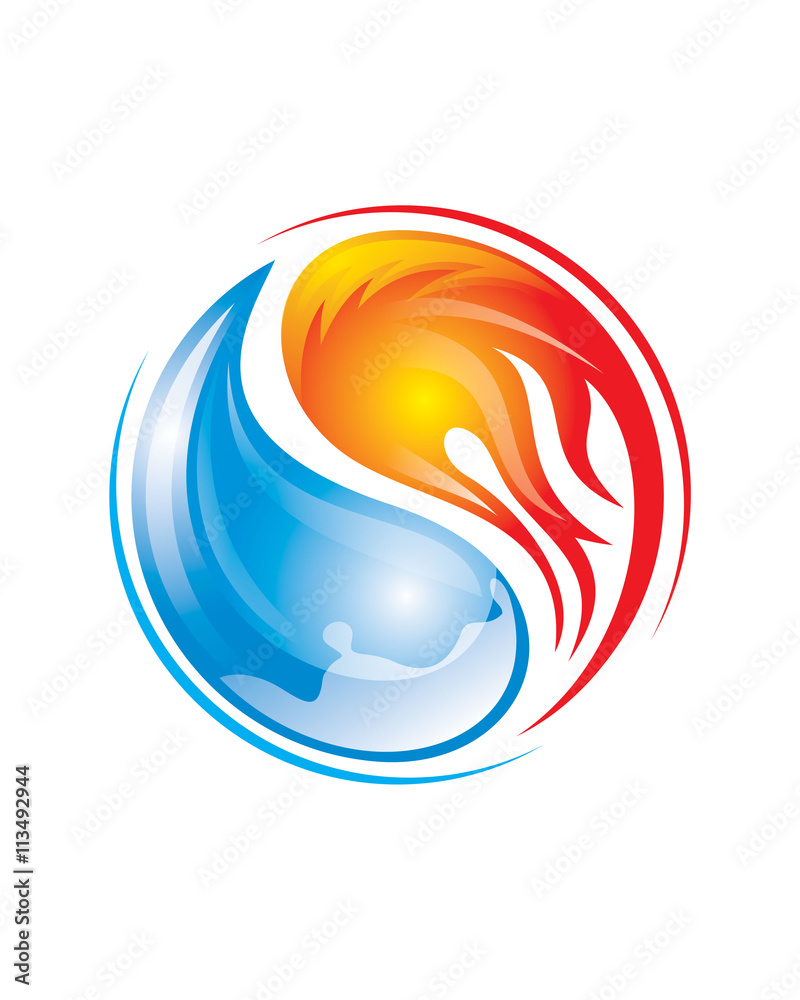 Hot and Cool Adobe Stock