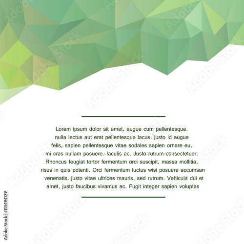 Low poly background