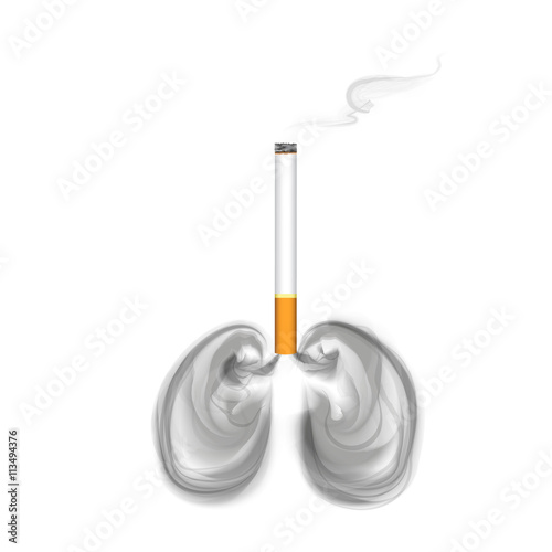Vector of concept of quit and stop smoking can use for 31 May the World No Tobacco Day.