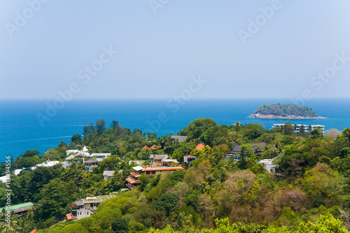 View of the coast of Phuket Island 