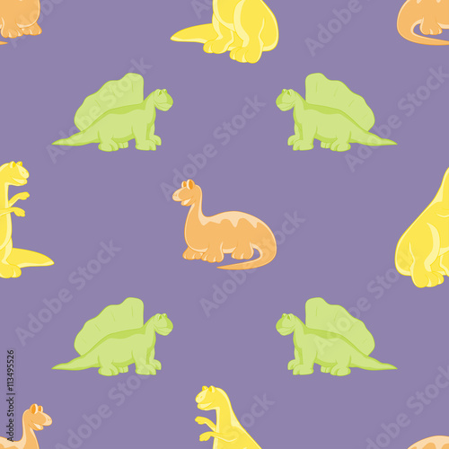 Dinosaurs. Seamless background