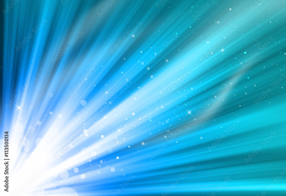 Blue glitter sparkle defocused rays lights bokeh abstract background. Blue glitter sparkle defocused rays lights bokeh abstract background.