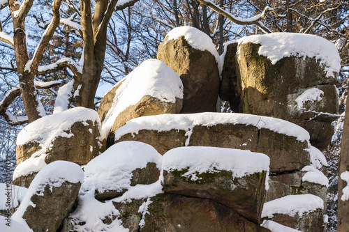 Teufelsmühle Harz bei Friedrichsbrunn Rambergmassiv photo