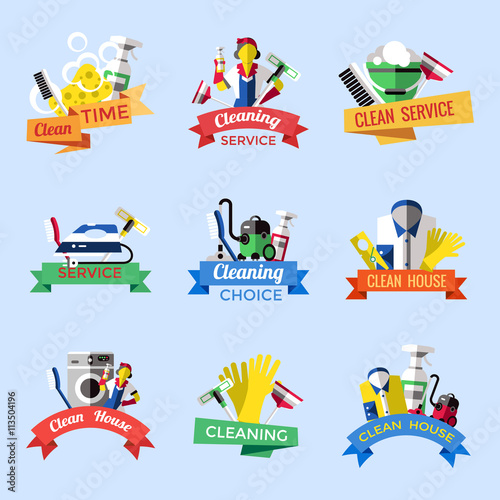 Cleaning Emblem Set