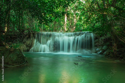 waterfall in forest © niksriwattanakul