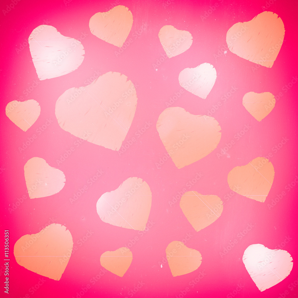 Abstract love heart background.