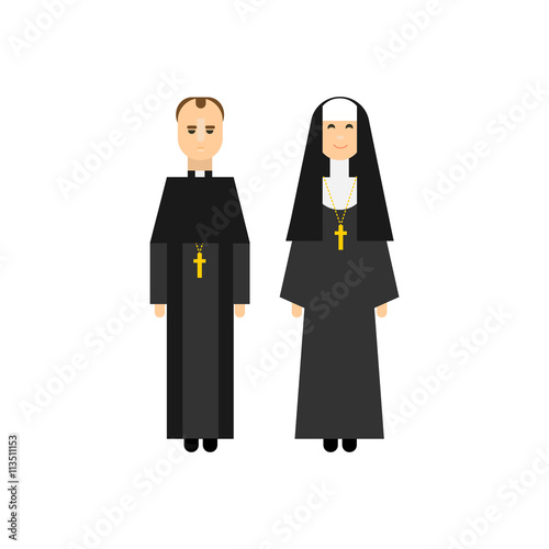 Catholic men and women monks