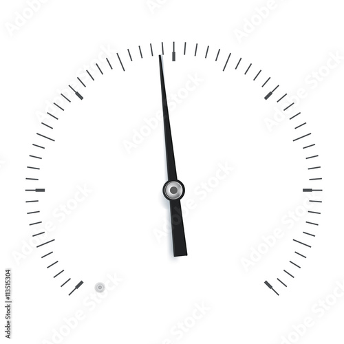 Gauge scale. Universal round dial