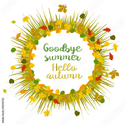Hello autumn. Goodbye summer