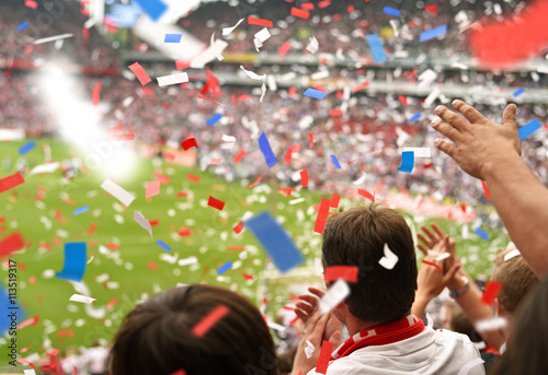 Fans im Stadion