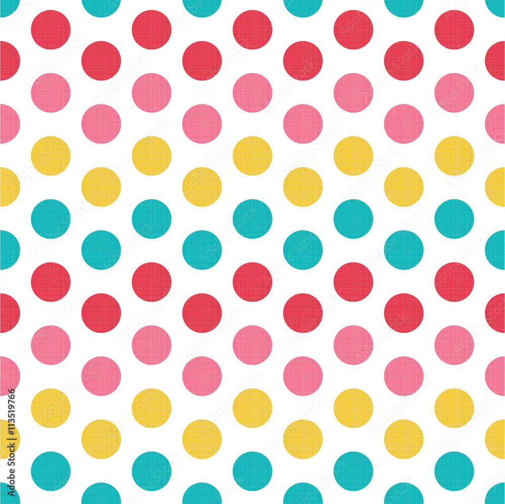 Seamless polka dots with colorful Seamless polka dots with colorful