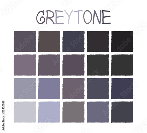 Greytone Color Tone without Name Vector Illustration