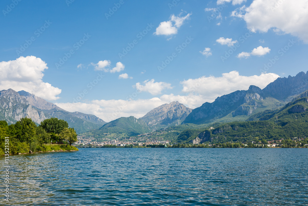 The landscape of Lake Garlate