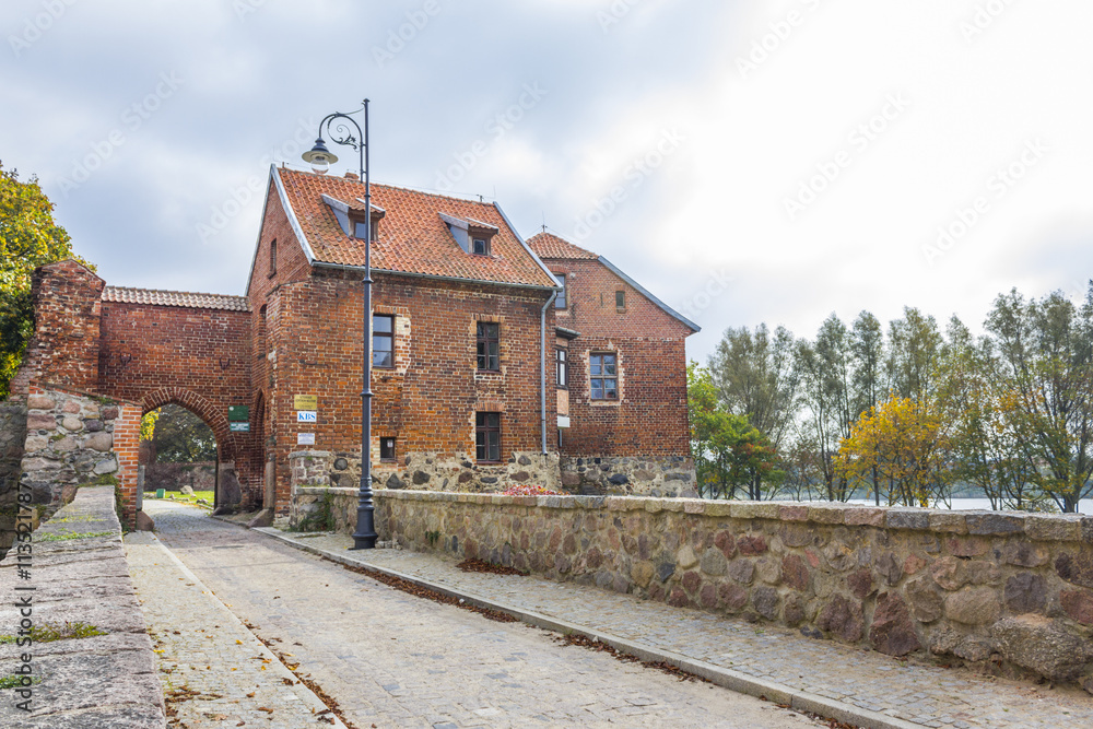 Medieval Teutonic castle in Sztum, Poland